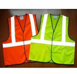 Neo Safety Single Band Reflective Jacket  EN Standard 471 Green Orange